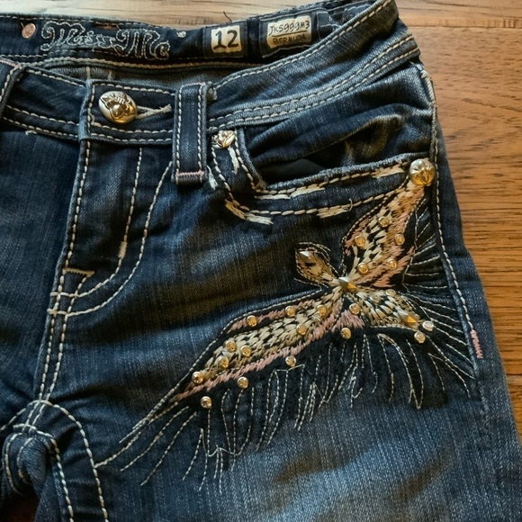 Girls Miss Me capris size 12 - Picture 6 of 6